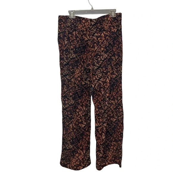Peruvian Connection flower botanical pants women’s size 12 - Picture 1 of 10